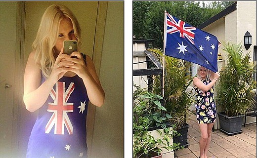澳洲妙龄辣妈公开加入反伊斯兰极端团体 穿国旗比基尼自拍大秀乳沟(视频) - 3