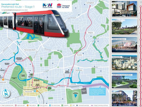 16个站点大公开！悉尼Parramatta轻轨项目第一期预计2023年完工！车站离你家有多远？ - 3