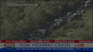 悉尼Hume高速发生惨烈车祸 两车迎头相撞 一女子当场死亡两名儿童受重伤 - 4