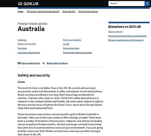 人心惶惶！澳洲著名景点频发海外背包客性侵暴力案件 遭英国政府拉入“黑名单” - 1