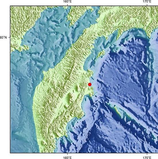 3月29日12时9分俄罗斯堪察加半岛发生6.7级地震 - 2