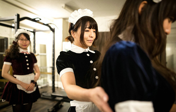 日本推出女仆健身房 可对学员进行一对一服务(组图) - 3