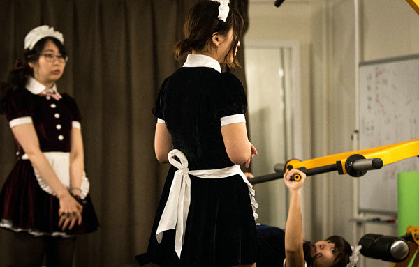 日本推出女仆健身房 可对学员进行一对一服务(组图) - 6