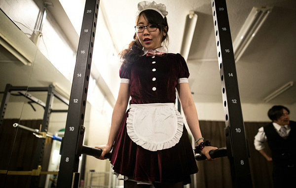 日本推出女仆健身房 可对学员进行一对一服务(组图) - 7