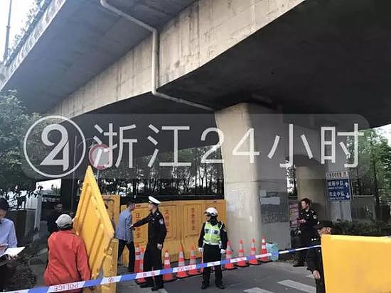 杭州萧山高架引桥断裂细节曝光：桥下就是学校 - 6