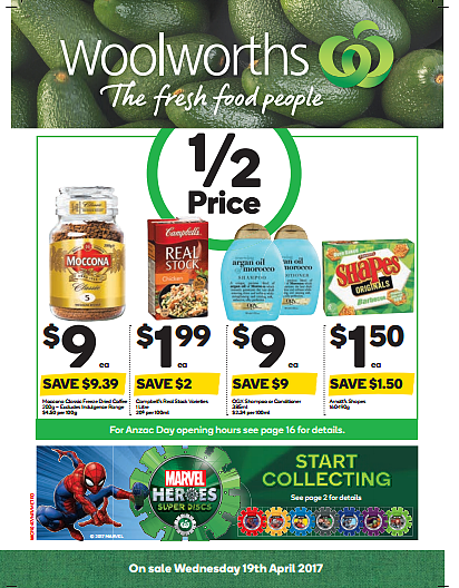 Woolworths4月19日至4月25日特价集锦 大米半价 - 2