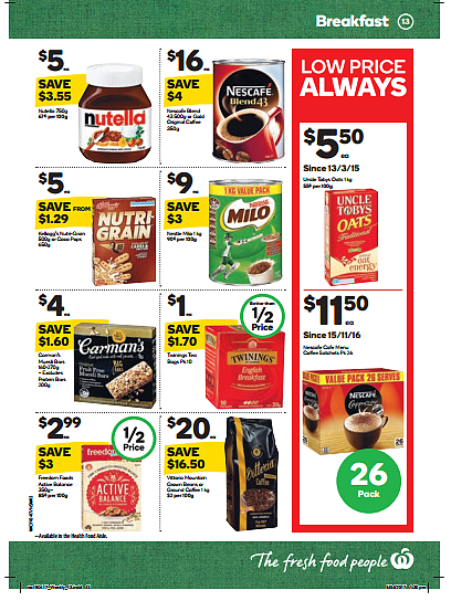 Woolworths4月19日至4月25日特价集锦 大米半价 - 13