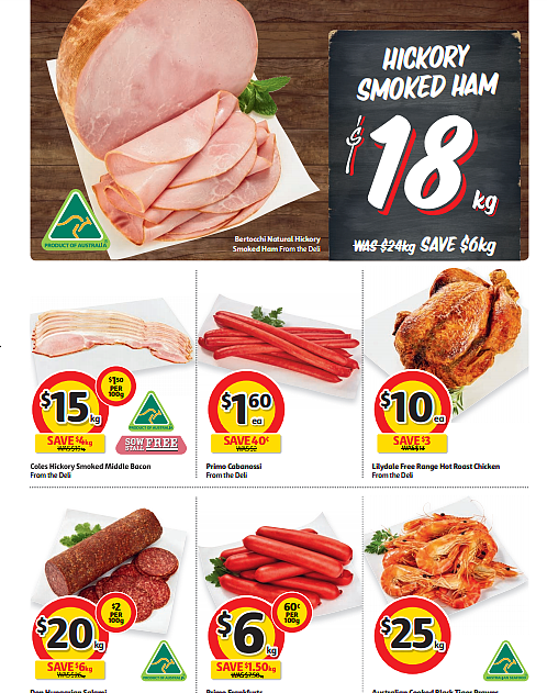 Coles 4月26日至5月2日特价集锦 饺子火腿半价 - 16