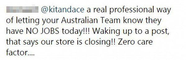 一觉醒来就失业！时装品牌Kit & Ace突然关闭所有澳洲门店 仅在网上告知员工被解雇 - 3