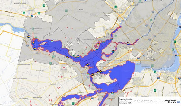 加拿大多地进入紧急状态 164个市镇被淹(组图) - 1