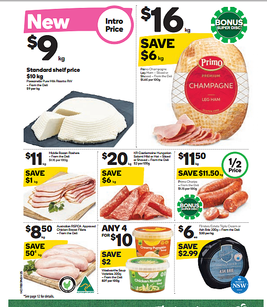 Woolworths 5月17日至23日特价集锦 鸡胸肉力娇酒半价！ - 19