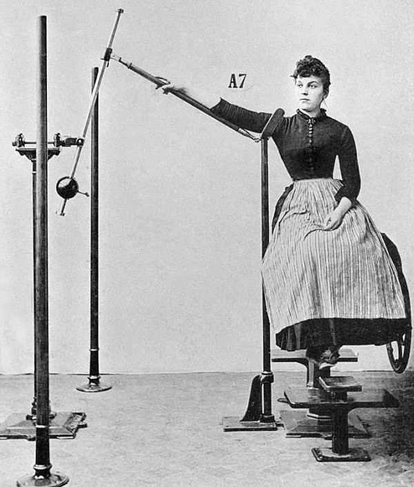 百年前健身旧照曝光：男女着正装锻炼  器材似刑具（组图） - 8