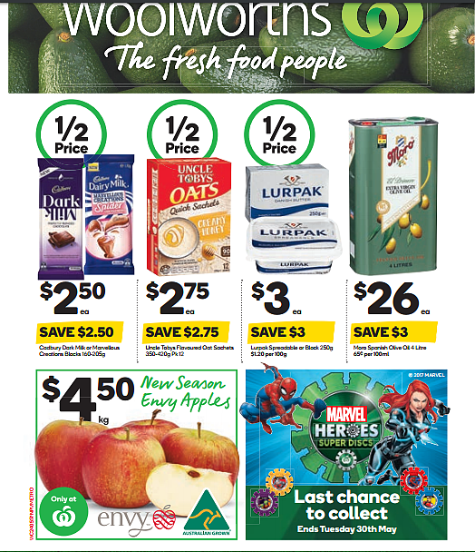 Woolworths 5月24日至30日特价集锦 大米饺子半价 - 2