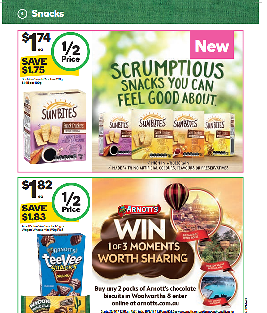 Woolworths 5月24日至30日特价集锦 大米饺子半价 - 5