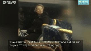 “Made in China！”悉尼金发女火车上狂飙脏话辱骂亚裔乘客：“你xxx脑子里装的都是垃圾！”（视频） - 1