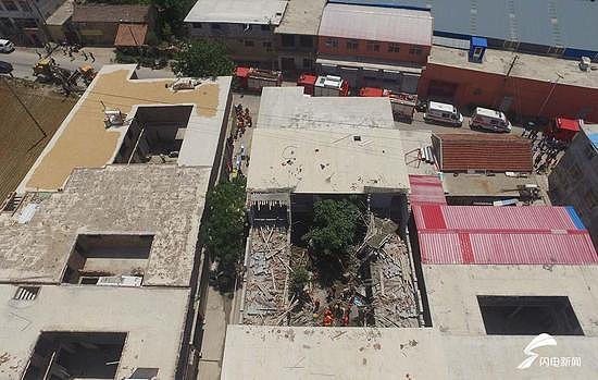 济南发生在建房屋坍塌造成6死4伤 涉事者被控制（组图） - 1