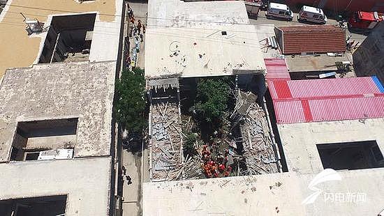 济南发生在建房屋坍塌造成6死4伤 涉事者被控制（组图） - 2