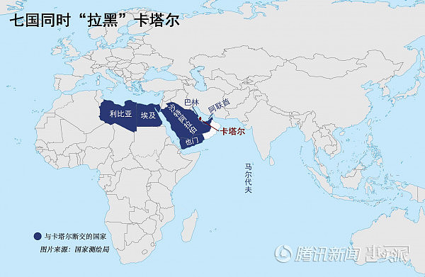 七国同时与卡塔尔断交 到底什么情况？（组图） - 1