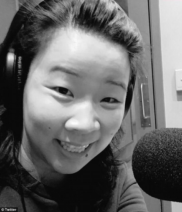ABC journalist and producer Beverley Wang (pictured) was a guest on a ABC Melbourne radio program to discuss her podcast about 'racism, identity, culture and difference'. Mr Symons said he 'came across racist' and 'caused offence and hurt' in his apology on Monday morning