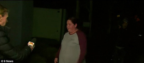 Around 6.30am a woman (pictured) was seen walking into the police station but did not confirm if she's the boy's mother