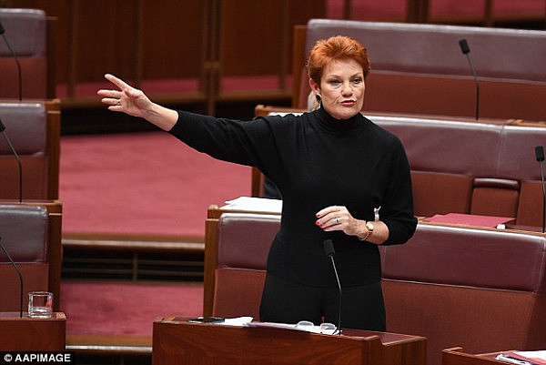 Pauline Hanson says Australia should withdraw from 'broken' UN refugee convention because of the threat of Islamic terrorism