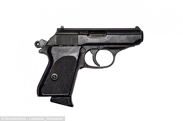 After searching Tans's home police seized a nine-millimetre handgun (stock image) 