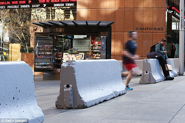 NSW Police Minister said he was  not told about up to 20 concrete slabs being introduced into Martin Place in Sydney last week