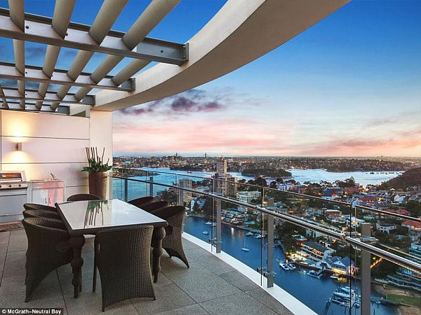The luxurious penthouse situated above Nicole Kidman and Keith Urban's Milson's Point apartment has sold for a 2016 and 2017 suburb record of $8 million