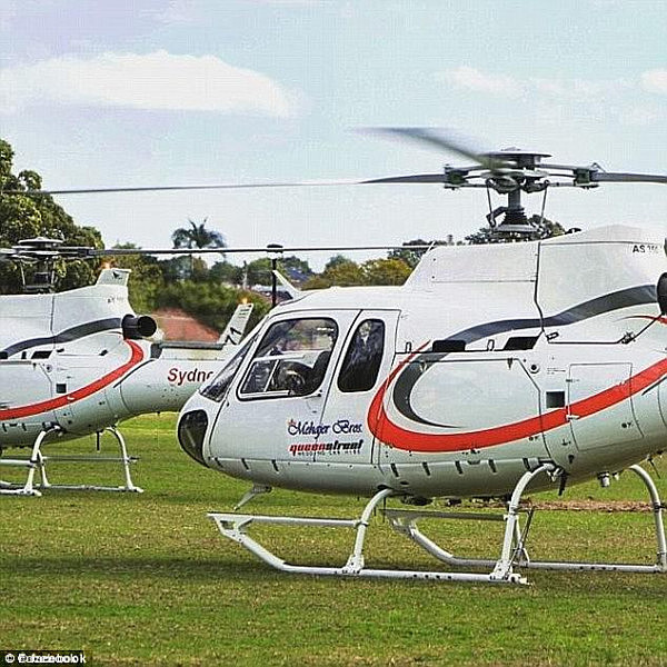 Mr Mehajer hired four helicopters for his wedding which shocked his neighbours