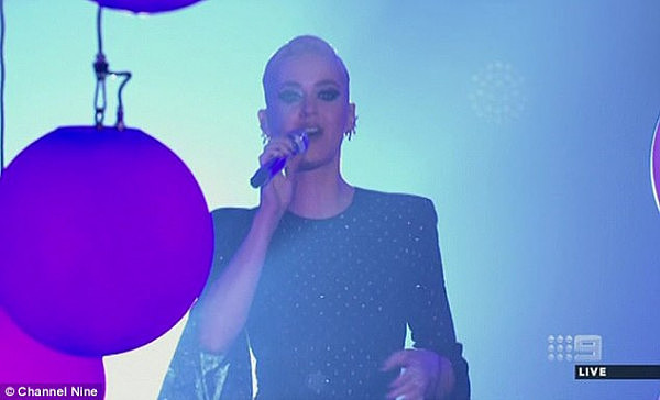 How embarrassing! The Voice Australia proudly trumpeted the exclusive 'live' performance by superstar Katy Perry at the program's grand final on Sunday