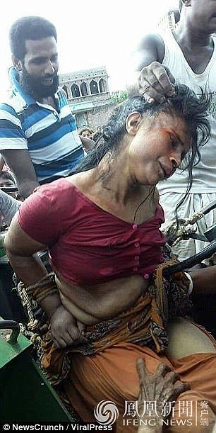 惨不忍睹！印度智障女子遭众人掌掴、脱衣服和撕扯头发后身亡（组图） - 3
