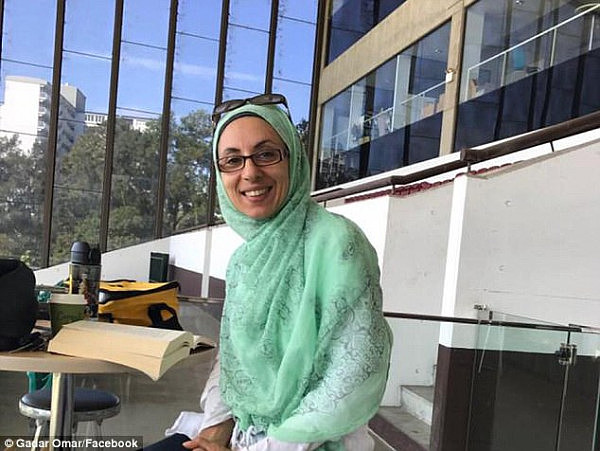 One particular incident saw Sydney mother Gada Omar (pictured) verbally threatened by a group of men while sitting with friends while out shopping in the Sydney suburb of Rouse Hill