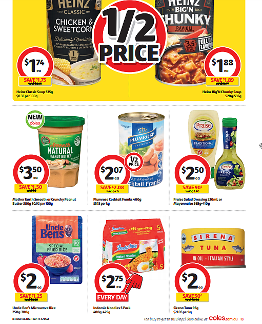 Coles 7月12日至18日特价集锦 烤鸡大米半价 - 12