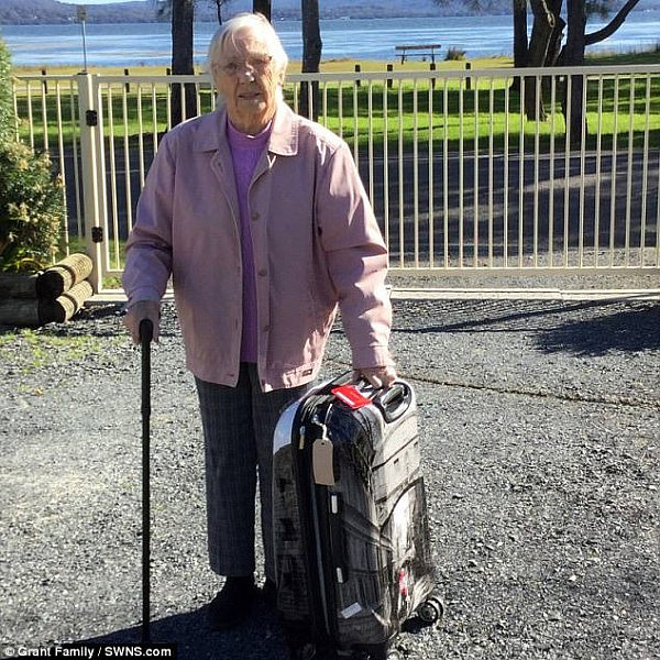 Devastated relatives claimed Christina Grant, 96, pictured, was told to leave Australia after making a 'common mistake' with her visa