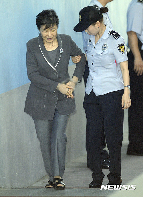 朴槿惠今日受审露笑容 属庭审以来首次（组图） - 5