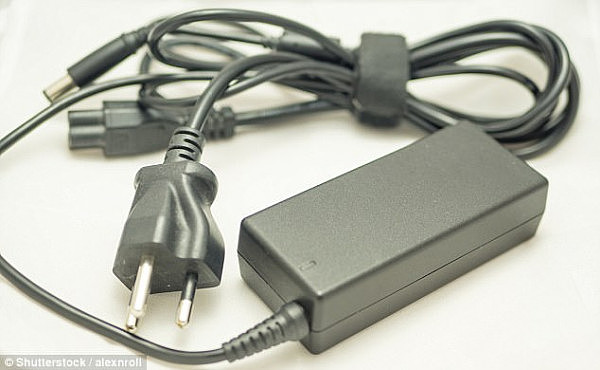 It is believed the laptop was continually charging (stock photo) before exploding in a bedroom