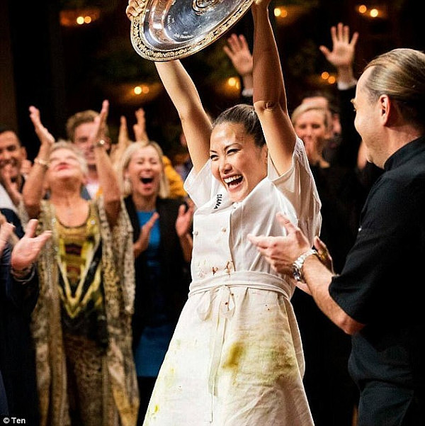'It feels unreal!' Diana Chan was crowned the winner of MasterChef Australia on Monday after  beating her rival Ben Ungermann by just ONE point, and claimed the $250,000 cash prize