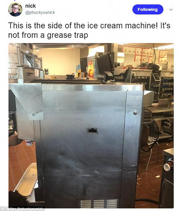 员工爆料麦当劳冰激凌机内部沾满污垢 引网友热议（组图） - 2