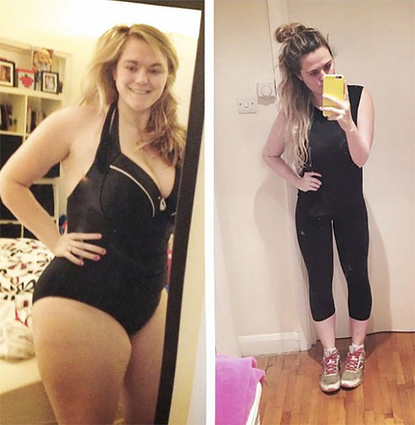 英国24岁空姐18个月内狂减80斤 她的身材让人羡慕（组图） - 2