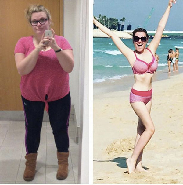 英国24岁空姐18个月内狂减80斤 她的身材让人羡慕（组图） - 4