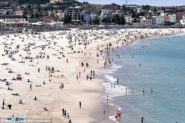 湿身露肉！Bondi海滩人满为患 悉尼人是过了一个“假冬天”？（组图） - 14