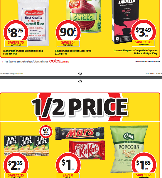 Coles 8月2日至8日特价集锦 橄榄油大米半价 - 5