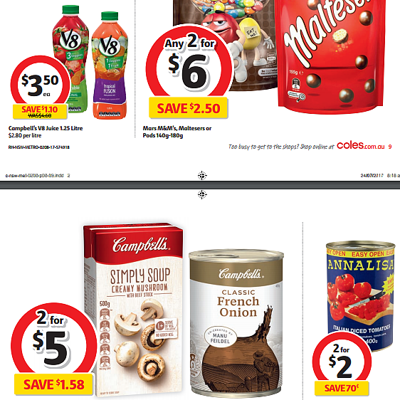 Coles 8月2日至8日特价集锦 橄榄油大米半价 - 60