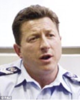It has been reported Martha Tsamis, the owner of Inflation night club, is in a relationship with Victoria's chief drug cop - Detective Inspector Phil Harrison (pictured)