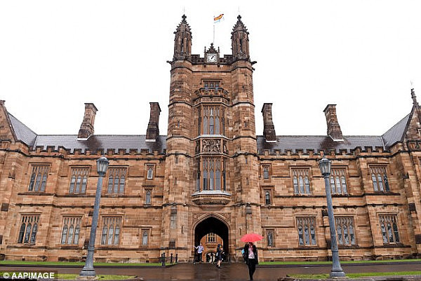 University of Sydney (pictured) VC has topped the list as the most highly paid executive 