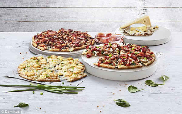 Domino's is giving away 10,001 pizzas today through its Facebook page to promote its new range, which includes 20 new pizzas