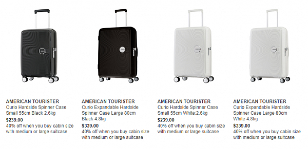 Myer行李箱40%off 包括新秀丽和American tourister - 2