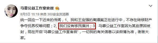 马蓉父女大放“烟雾弹” 工作室发声否认移民澳洲 其父却表示迫不得已要离开 - 3