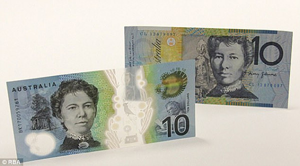 新版10澳元纸币下月起正式推出！新增透明防伪及触摸识别技术（图） - 2