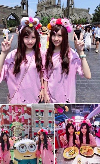 还记得她们吗？台湾“最美双胞胎”长大后变更美啦！肤白貌美大长腿（组图） - 3
